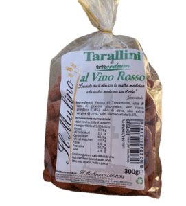 Tarallini with Tritordeum Wheat and Red Wine