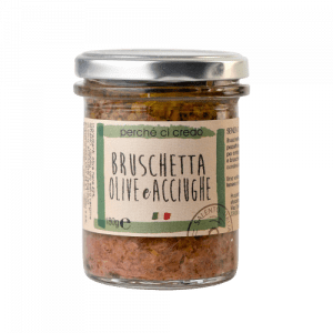 Bruschetta olives and anchovies