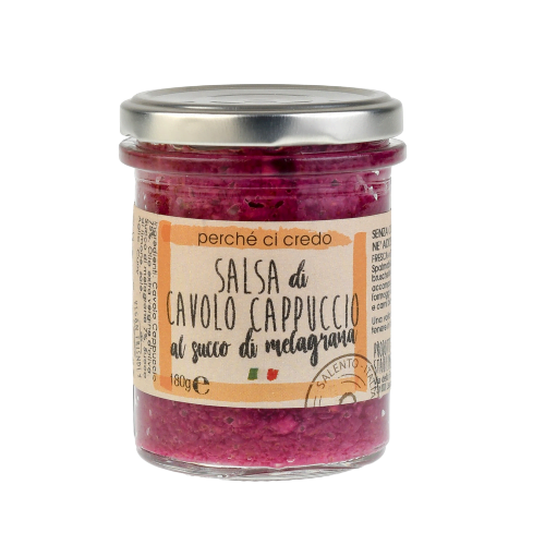 Red cabbage sauce - with pomegranate juice