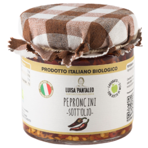 Organic Hot Peppers in Oil